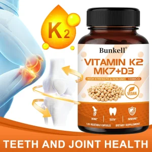 Vitamin K2 (MK7) + D3 Supplement